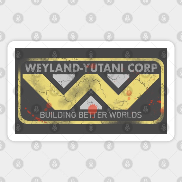 Weyland-Yutani Uniform Magnet by Randomart